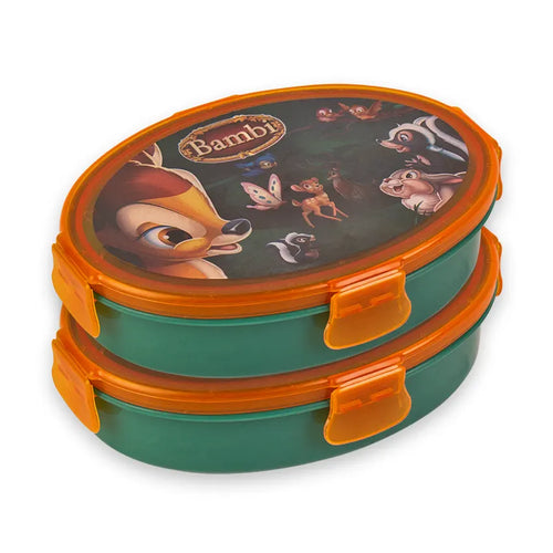 Mini Lunch Box 2 pcs set in Green - 250ml