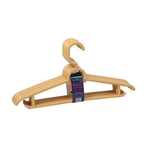 Right Hanger 6pcs Pack in beige Color