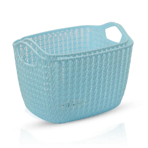 Lace Basket 2 pcs set in Blue