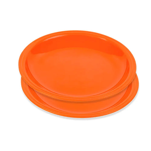 Saga Plate 2 pcs set Medium in Orange