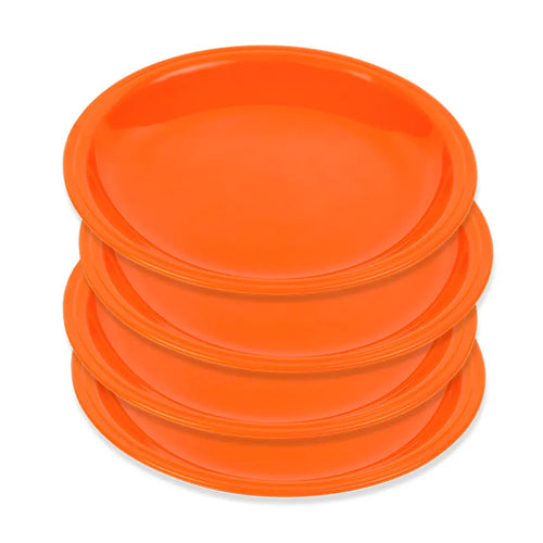 Saga Plate 4 pcs Set Small in Orange