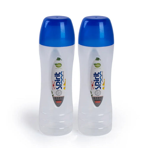 Spirit Water Bottle 2 pcs set Medium in Blue 1000ml