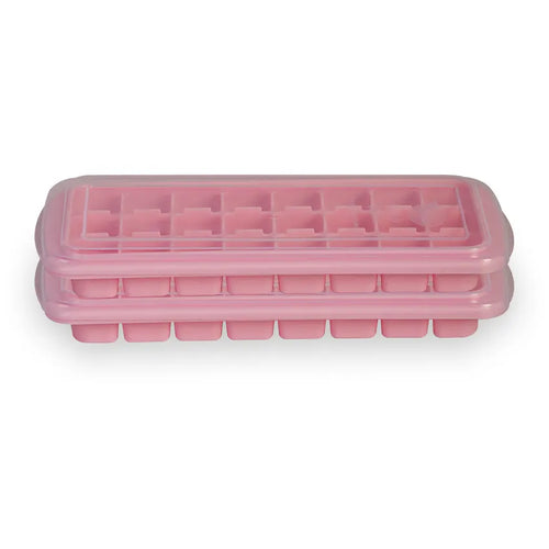 Bubble Ice Cube Tray 2 pc set light pink