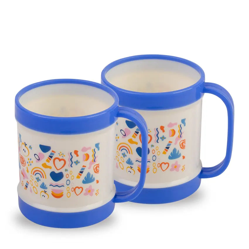 Alpha Mug 2pc Set - 400ml blue