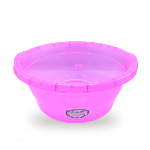 Glow Bath Tub 24 Litre Transparent Pink