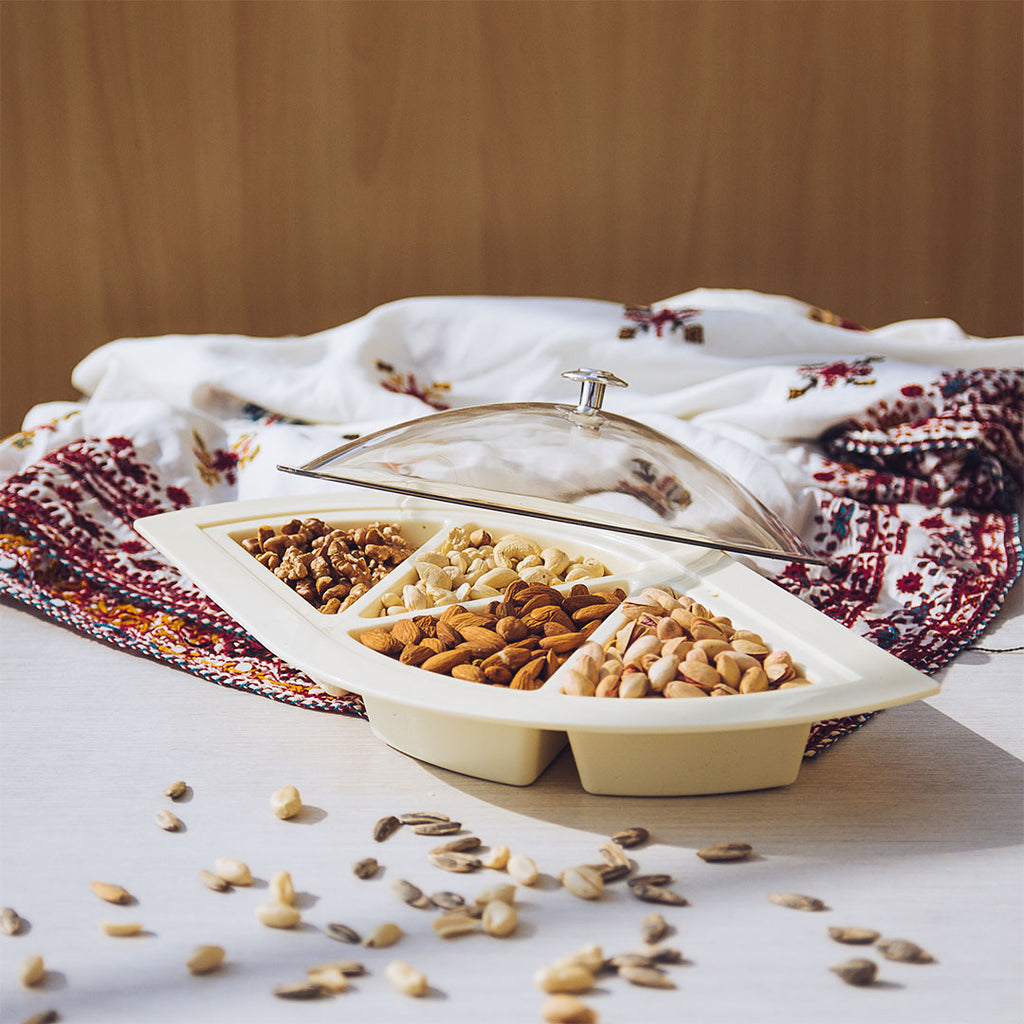 Kabul Dry Fruit Tray Model - 1 With Dry Fruits