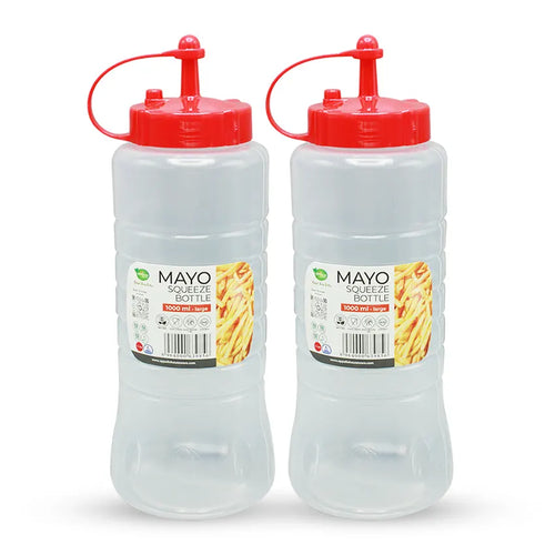 Mayo Squeeze Bottle Large - (1000ml) Red