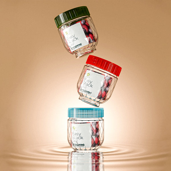 Easy Stack Jar Pack of 2 Small - (400ml)