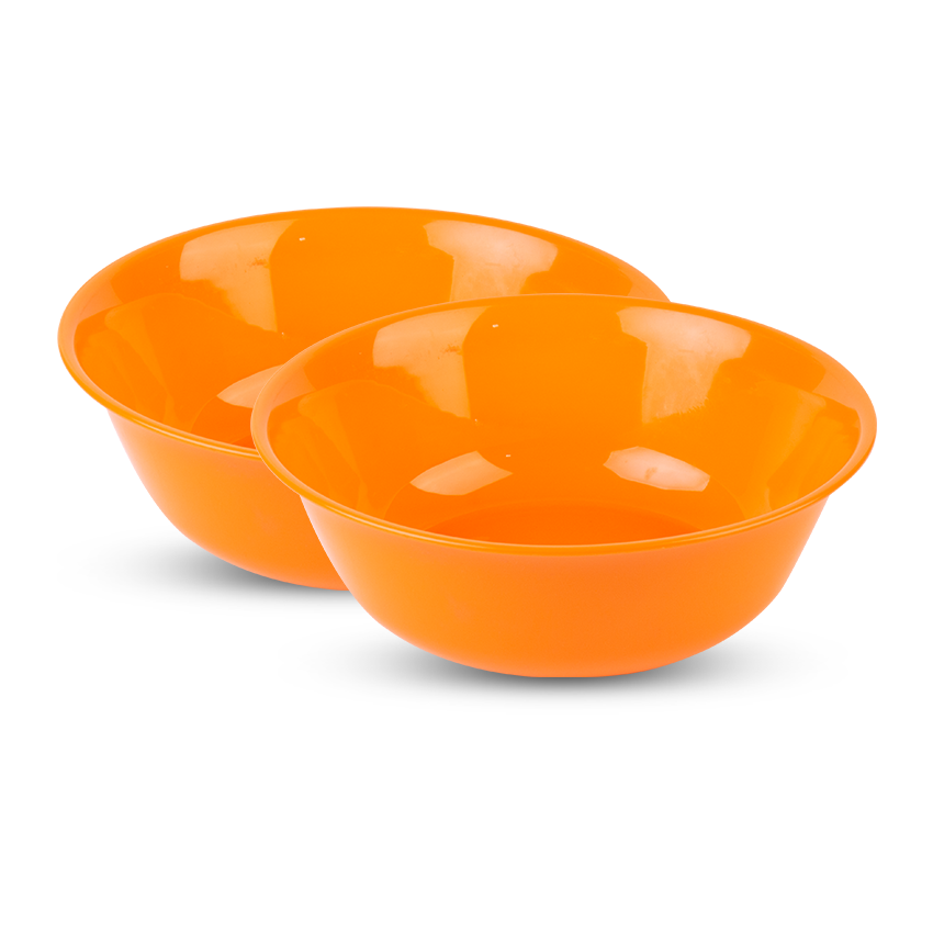 Saga Bowl 2 pcs Set Small in orange
