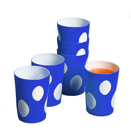 Twinkle Glass 6pcs Pack in Blue 250ml