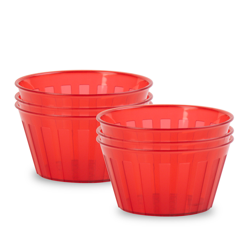 Milan Bowl 6pcs Set in Red XS 250ml